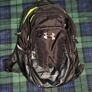 Under Armour Black and Green Backpack